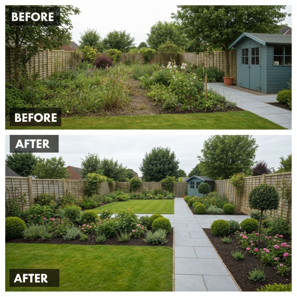 Recuperación de Jardín - Proyecto de jardinería en Rehabilitación